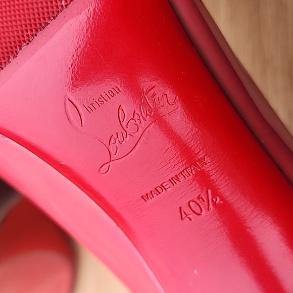 Christian Louboutin Kate Vibrant Pink Heels Size 40.5 - Picture 8 of 13